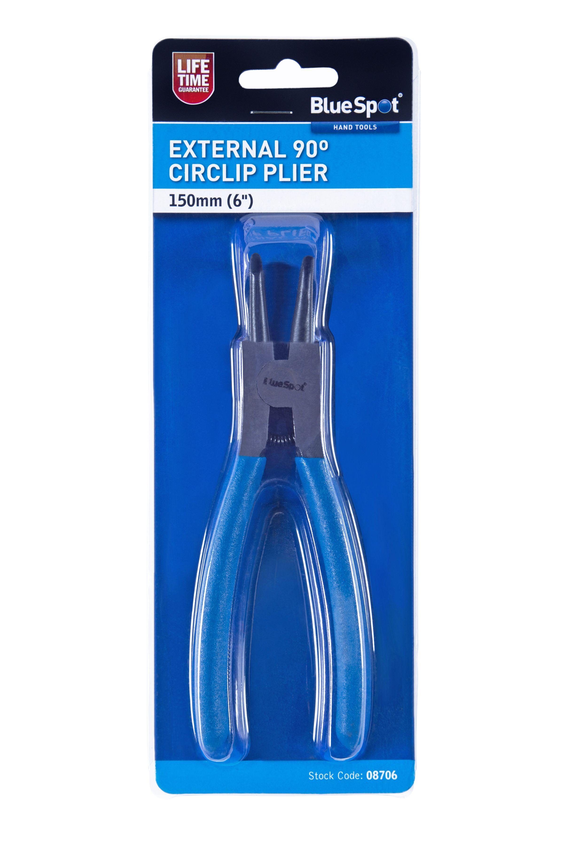 Blue Spot Tools 150mm (6") External Circlip Plier 90â° Tip