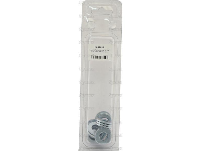 Imperial Flat Washers, ID: 1/2'' (Din 125A) 20 pcs. Agripak