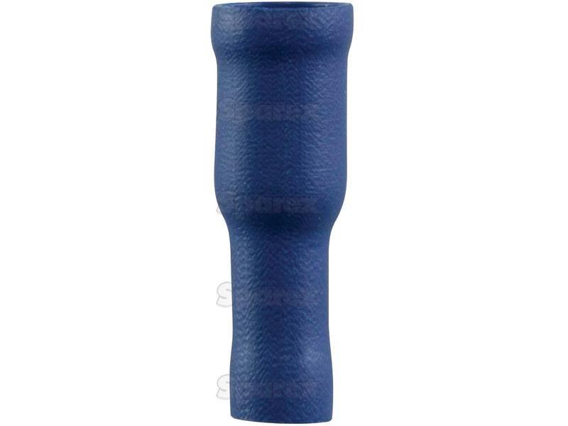 Pre Insulated Bullet Terminal, Double Grip - Female, 5.0mm, Blue (1.5 - 2.5mm)