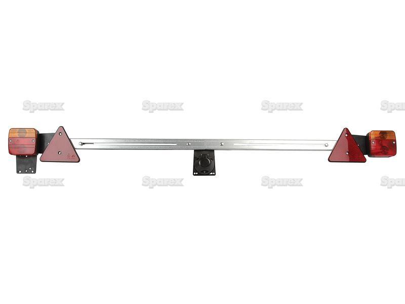Halogen Telescopic Lighting Bar, Cable length: 14M, Max. width: 2.1M (6' 10'' )