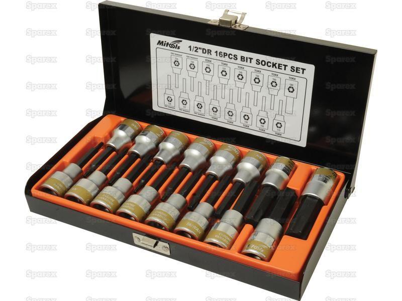 1/2'' Drive Bit Socket Set (16 pcs.)