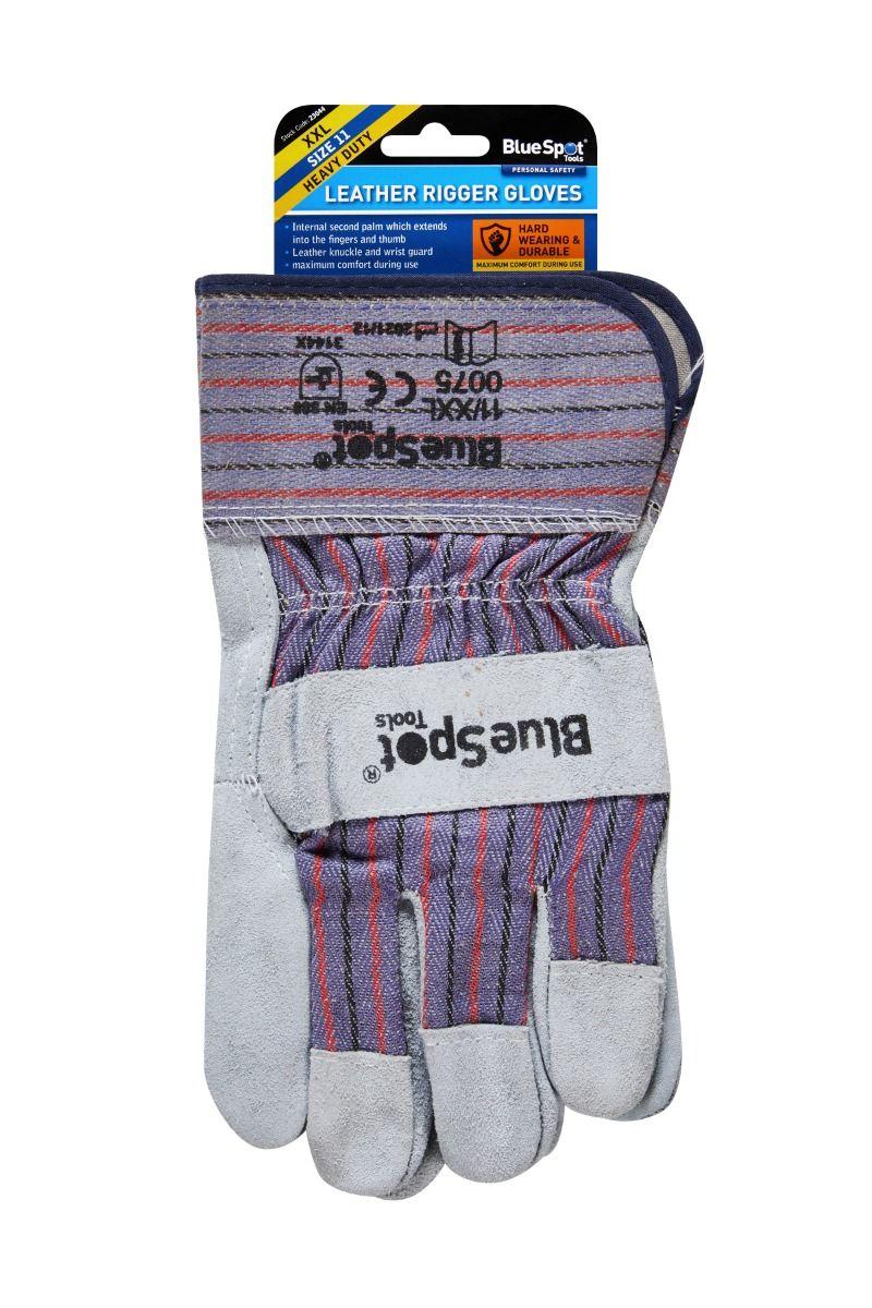 Blue Spot Tools Leather Rigger Glove (XXL)