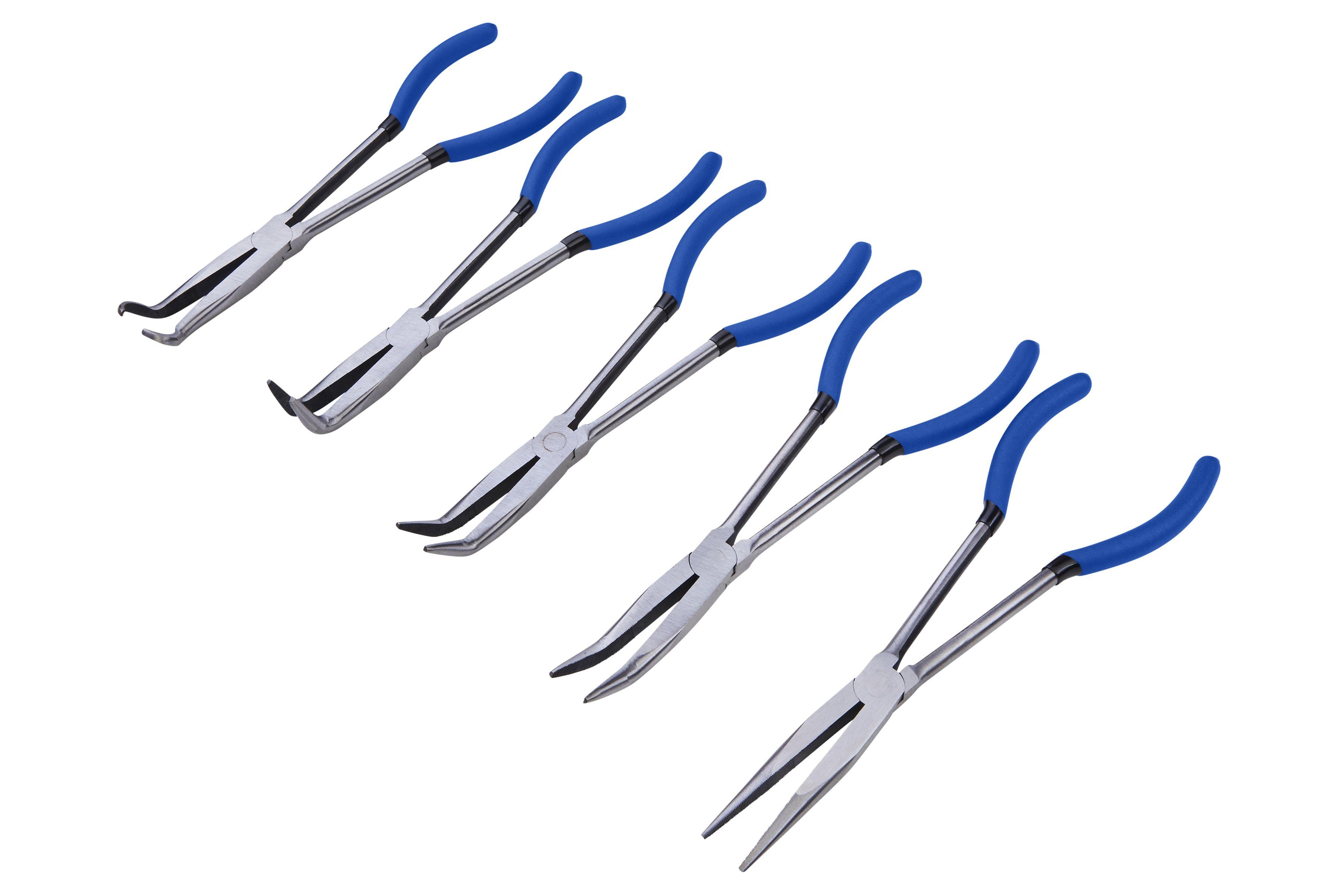 Blue Spot Tools 5 PCE 275mm (11") Long Nose Pliers In Wallet