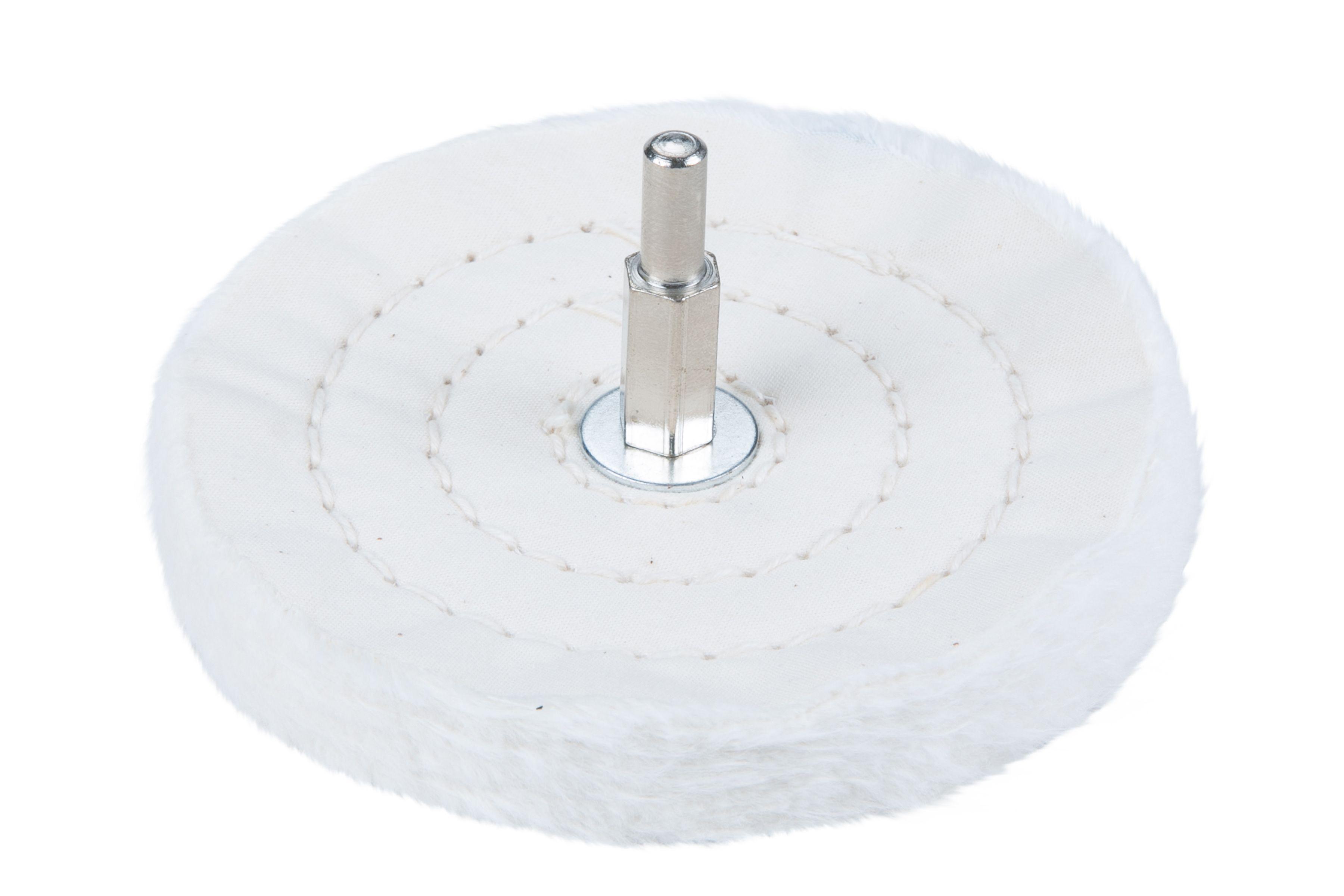 Blue Spot Tools 100mm (4") Polishing Mop Wheel With Shank