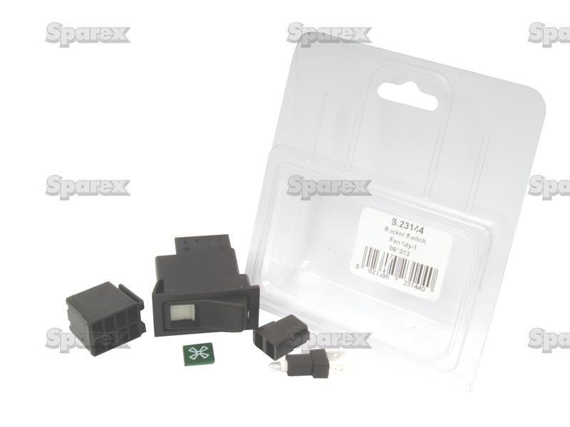 Rocker Switch - Fan, 3 Position (Off/1/2) for Valmet & Valtra T190 (T Series)