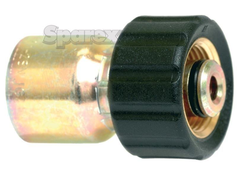 Parker Metric (Karcher)  5/16'' x M22 x 1.5 Female Straight Swivel