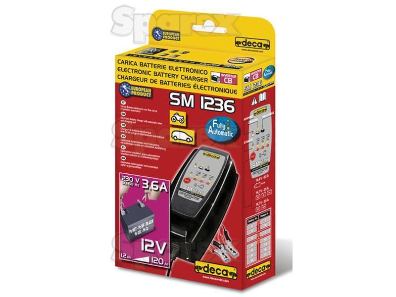 Battery Charger - 12V, 1.2 - 75Ah (UK Plug)