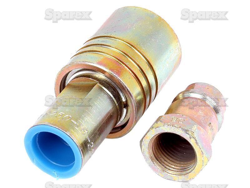 Sparex Quick Release Hydraulic Coupling Male / Female 1/2'' Body x 7/8'' UNF Female Thread for Case IH 995 (95 Utility Series )