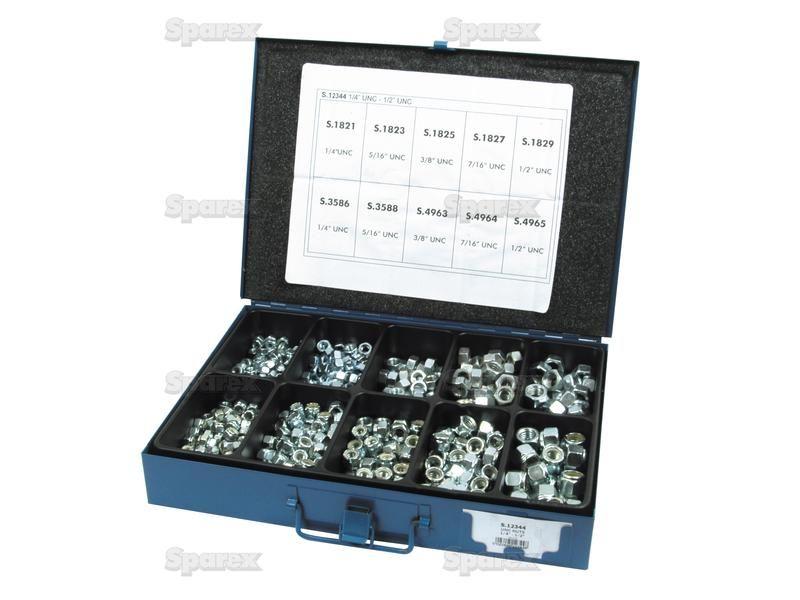 Imperial Hexagon Nut, Size: 1/4 - 1/2'' UNC (Din 934/985) Tensile strength: 8.8