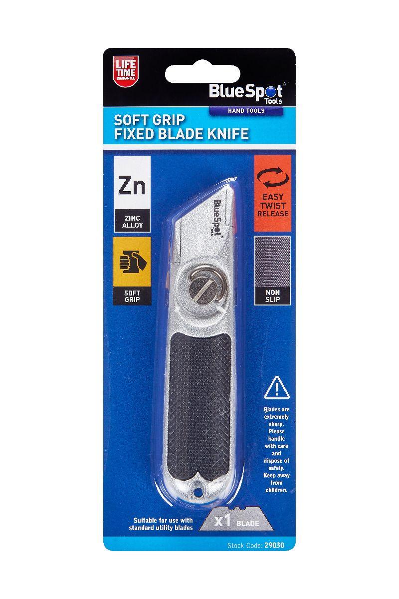 Blue Spot Tools Zinc Fixed Blade Knife