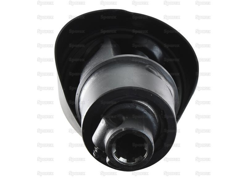 PTO Shaft - (Lz) Length: 1510mm, 1 3/8'' x 6 Spline Q.R. to 1 3/8'' x 6 Spline Overunning Clutch
