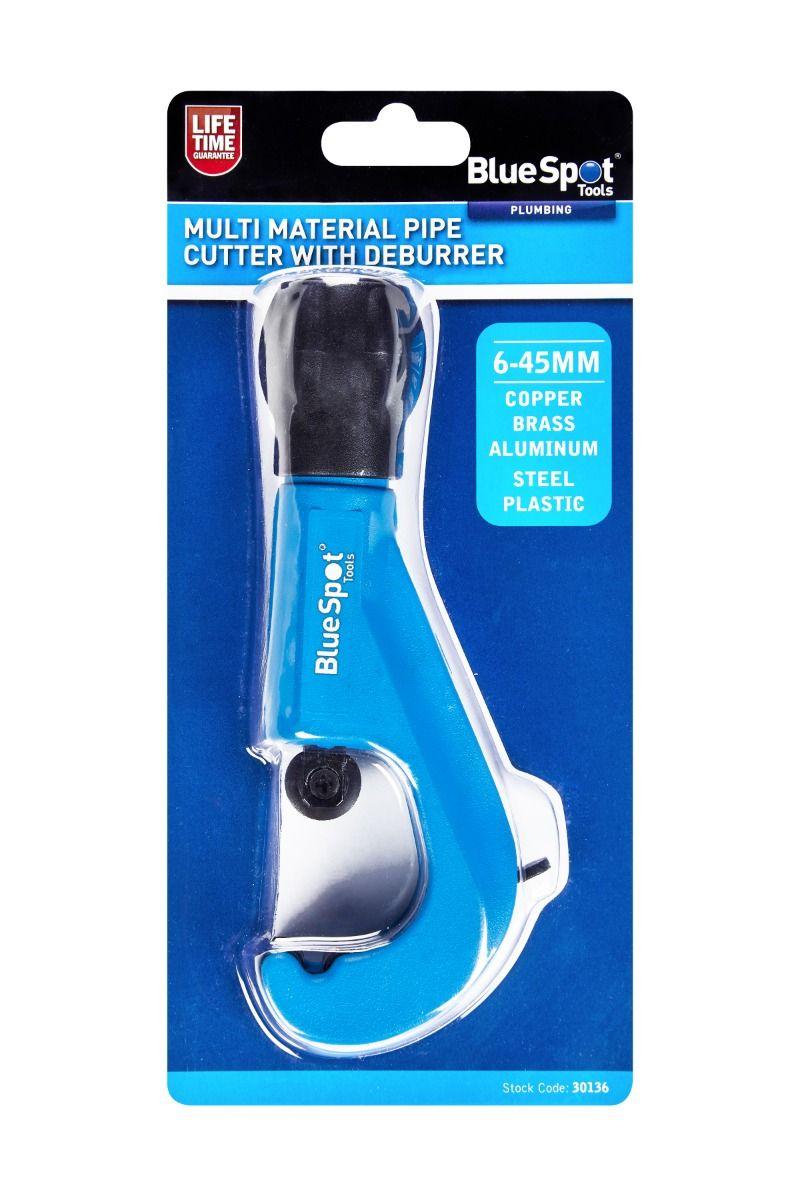 Blue Spot Tools Multi Material Pipe Cutter With Deburring Reamer (6-45mm)
