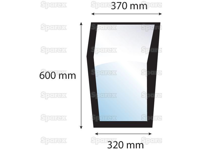 Lower Front Glass RH for Massey Ferguson (3902150M1)