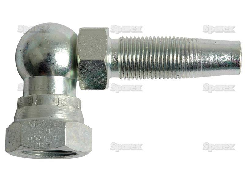 Hydraulic 2-Piece Re-usable Coupling insert 1/2'' x 1/2''BSP female 90 compact