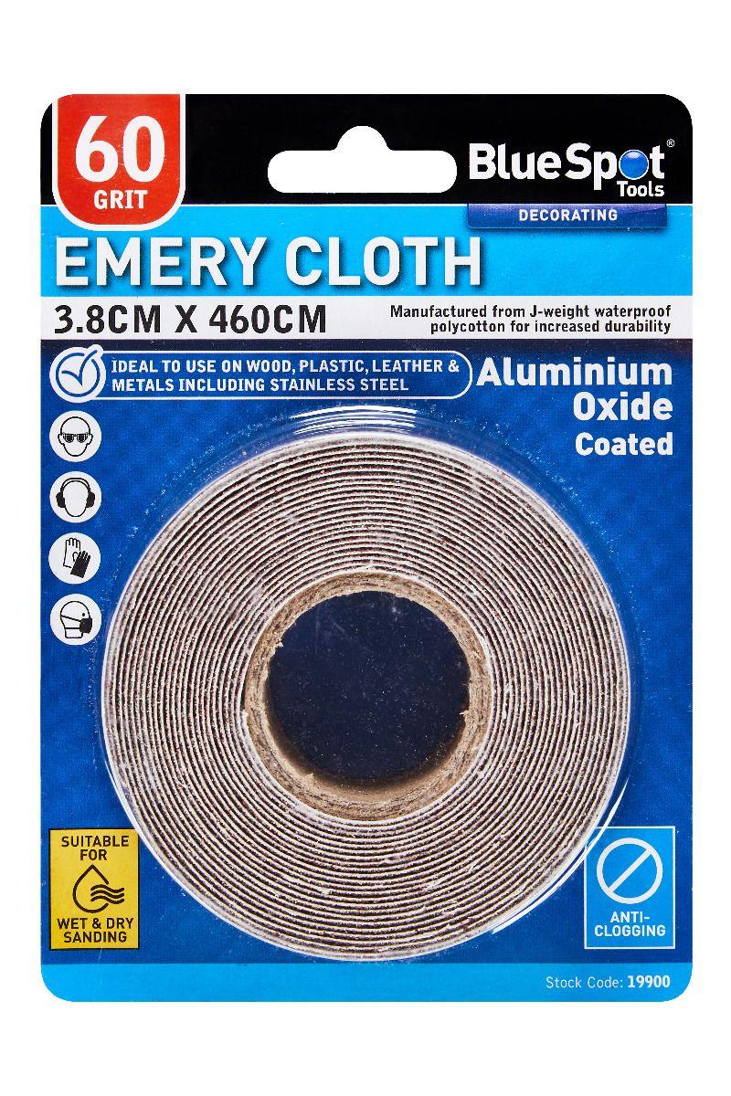 Blue Spot Tools 3.8cm x 460cm Emery Cloth 60 Grit