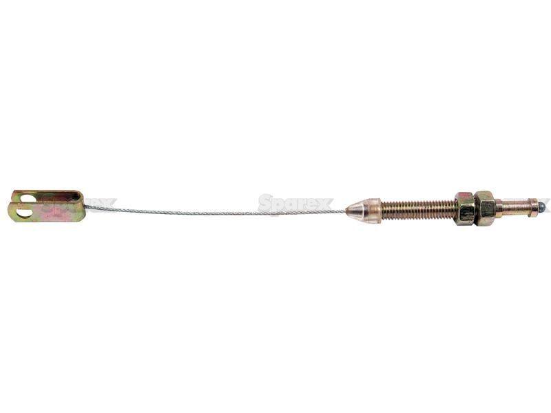 Throttle Cable - Length: 217mm, Outer cable length: 210mm. for Massey Ferguson 240 (200 Series)