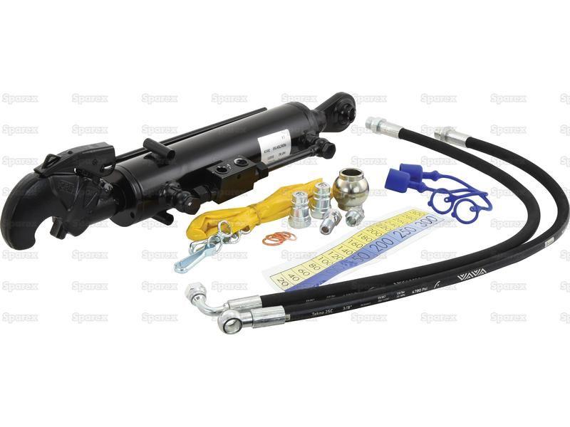 Hydraulic Top Link (Cat.1/2) Ball and Q.R CBM Hook, Cylinder Bore: 70mm, Min. Length : 550mm. for Ford New Holland