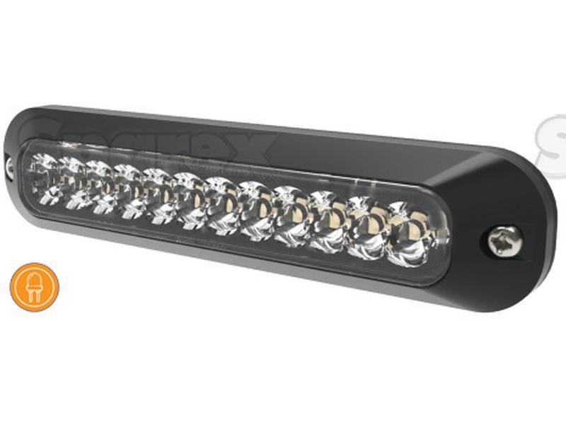 Directional Hazard LED, 12 LEDs, Light Colour: Amber / Clear