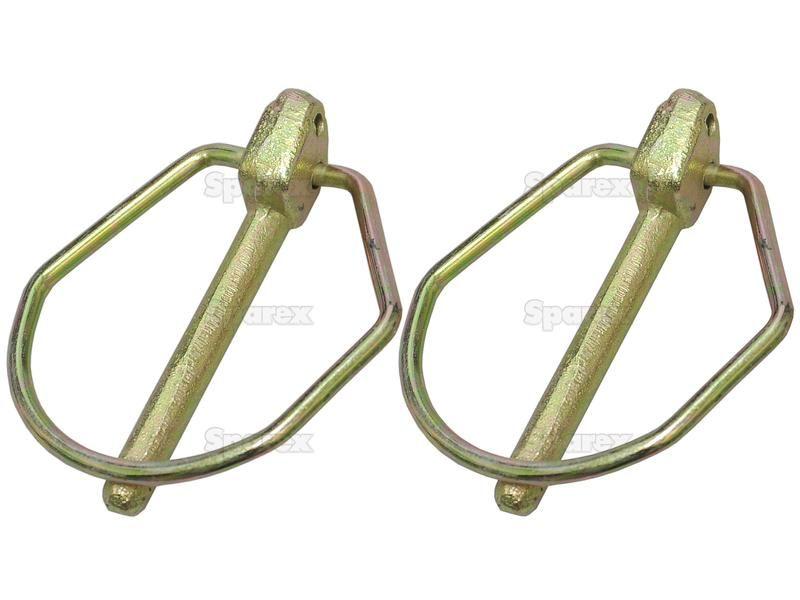 Pear Linch Pin, Pin Ø8mm x 62mm (2 pcs. Agripak)