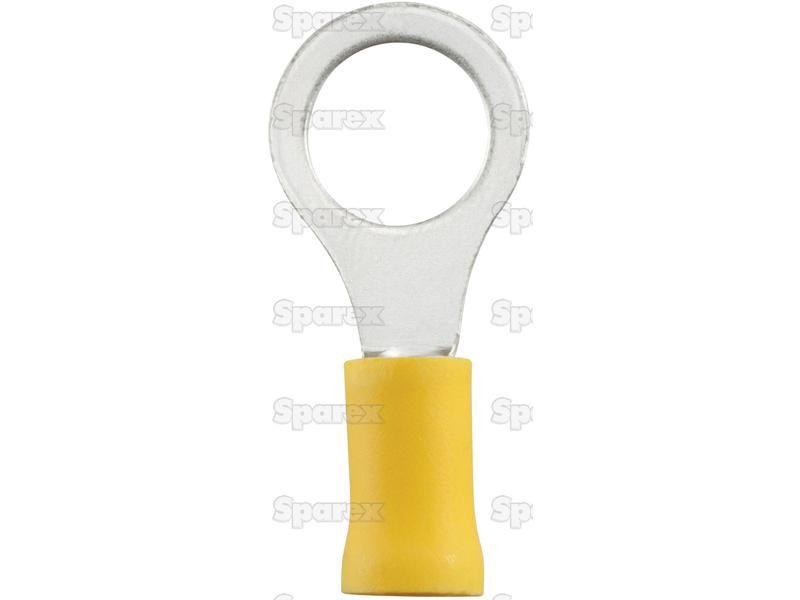 Pre Insulated Ring Terminal, Double Grip, 10.5mm, Yellow (4.0 - 6.0mm)