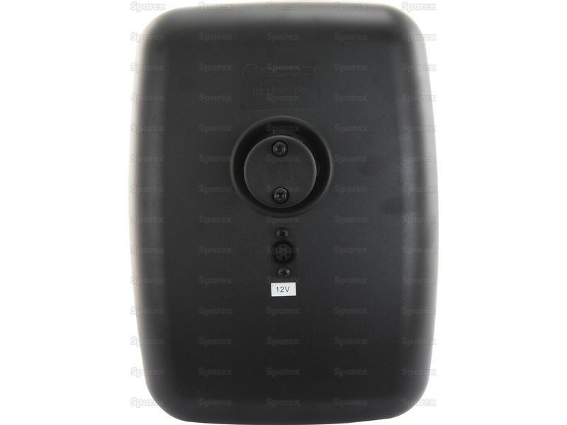 Mirror Head - Rectangular, Electronically Adjusted, 328 x 238mm, Universal Fitting for Massey Ferguson, JCB