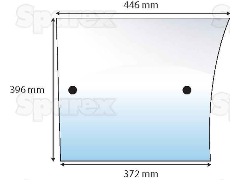Door Glass RH & LH for John Deere 2040 (40 Series)