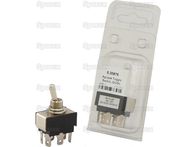 Agripak Toggle Switch, On/On
