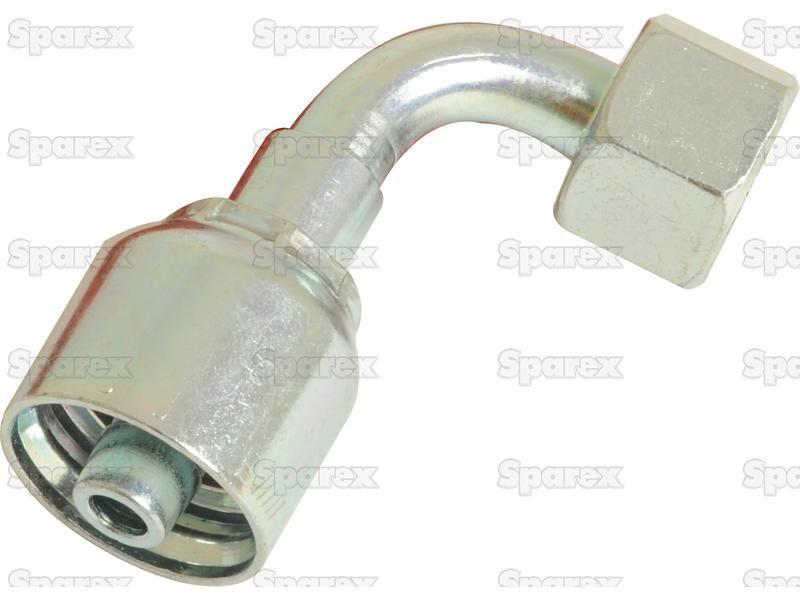 Parker Metric Hose Insert 3/8'' x M18 x 1.50  Female 90° Swept Swivel Heavy Series PARKER HANNIFIN (11C48-10-6)