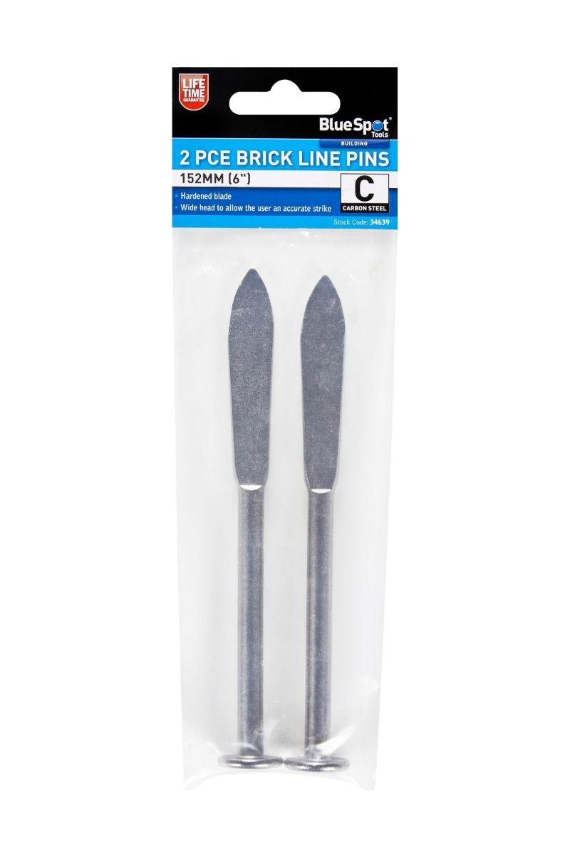 Blue Spot Tools 2 PCE 152mm (6") Brick Line Pins