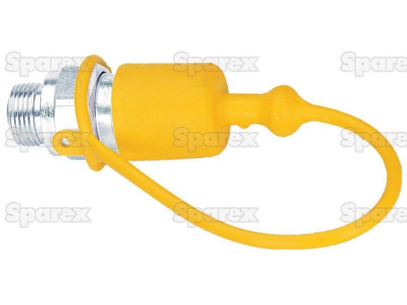 Dust Cap 1/2'' Yellow Fits Male Coupling TF12G (2 pcs. Agripak) Faster S.p.A (TF12G)