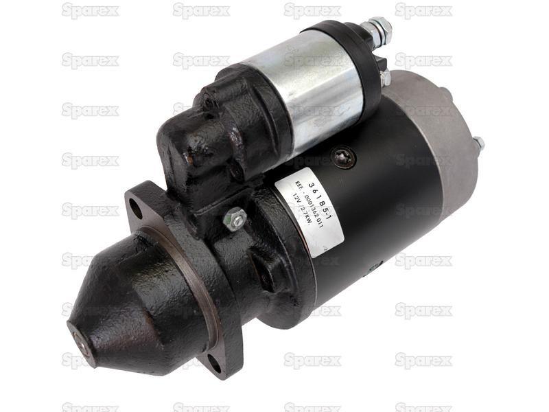 Starter Motor - 12V, 2.7Kw (Sparex) for Deutz-Fahr, Bosch, Iskra