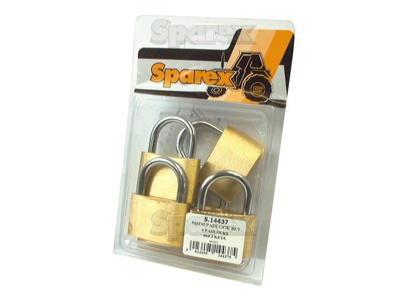 Padlock - Brass (6 pcs. Agripak)