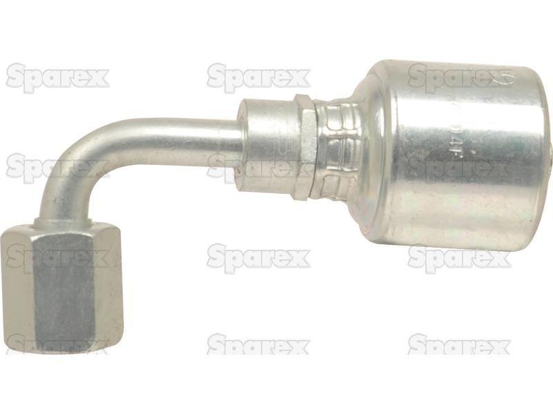 Gates JIC 37° Hose Insert 1'' x 1 5/16'''' Female 90° Swept Swivel Gates (Belts) (16G16FJX90M)