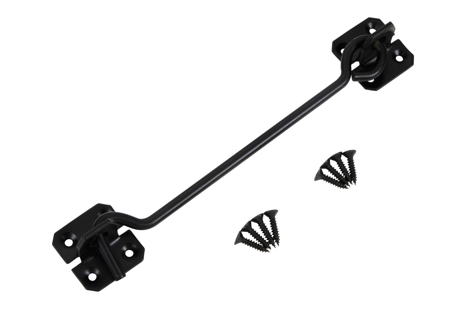 Blue Spot Tools Black Powder Coated Cabin Hook 204mm