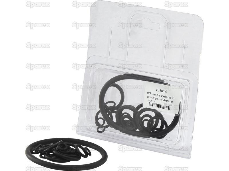 O'Ring Kit Various 21 pcs Imperial Agripak for Case IH B414 (B Series)