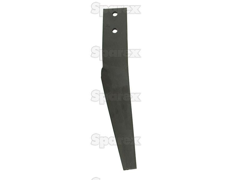 Power Harrow Blade 60x12x370mm LH. Hole centres: 44mm. Hole Ø 12.5mm. Replacement forMaschio. for Maschio