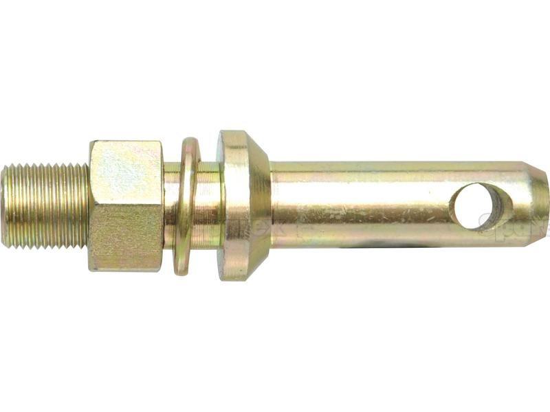 Lower link implement pin 22x140mm, Thread size 7/8x40mm Cat. 1
