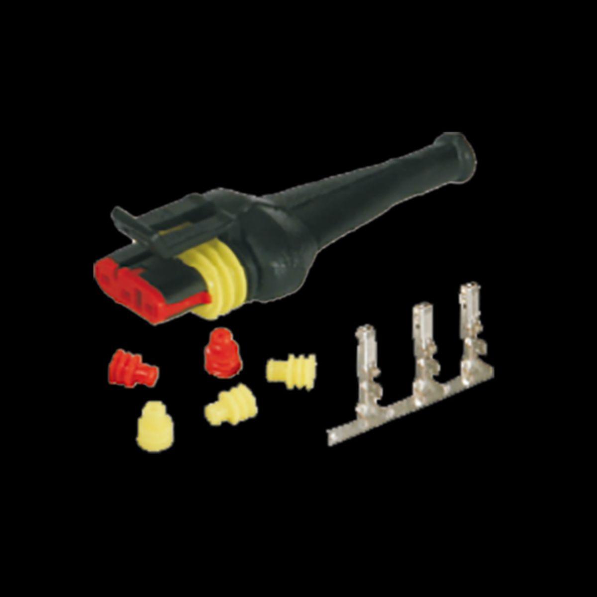 3-Way Female Pin-Housing Male Connector for Antonio Carraro PR.0119.2