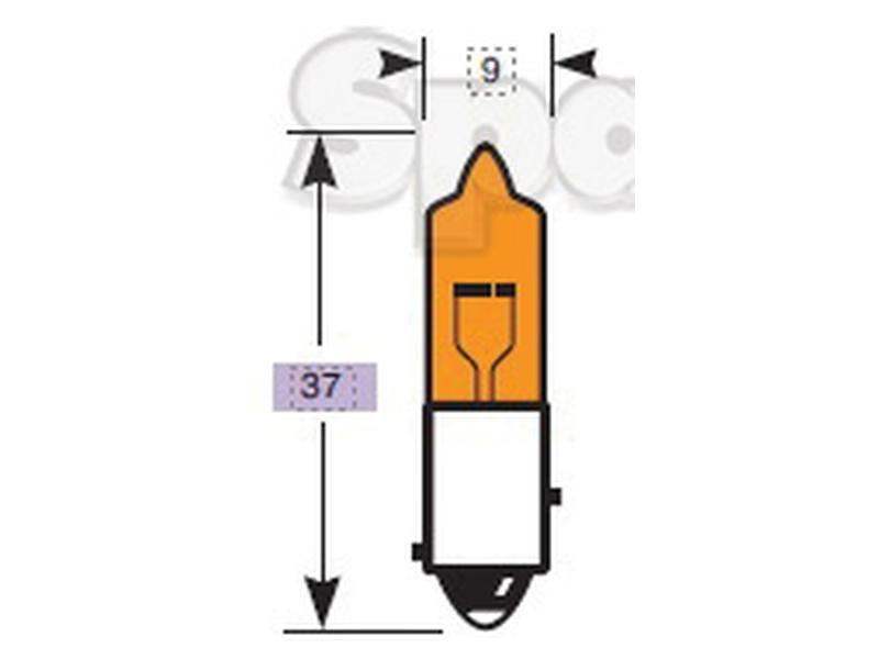 Halogen Side | Indicator Bulb, 12V, 21W, BAU15s Base Case IH (7507LF)