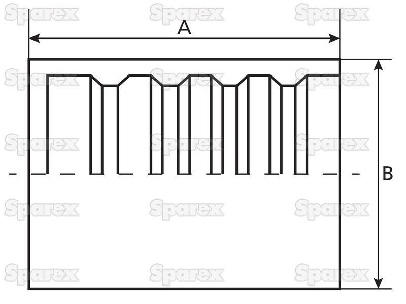 Gates 4SP 4 Wire Ferrule 1 1/2'' Gates (Belts) (24GS1F)