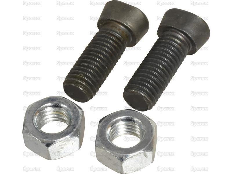Conical Head Bolt 2 Flats With Nut (TC2M), Replacement for Overum
