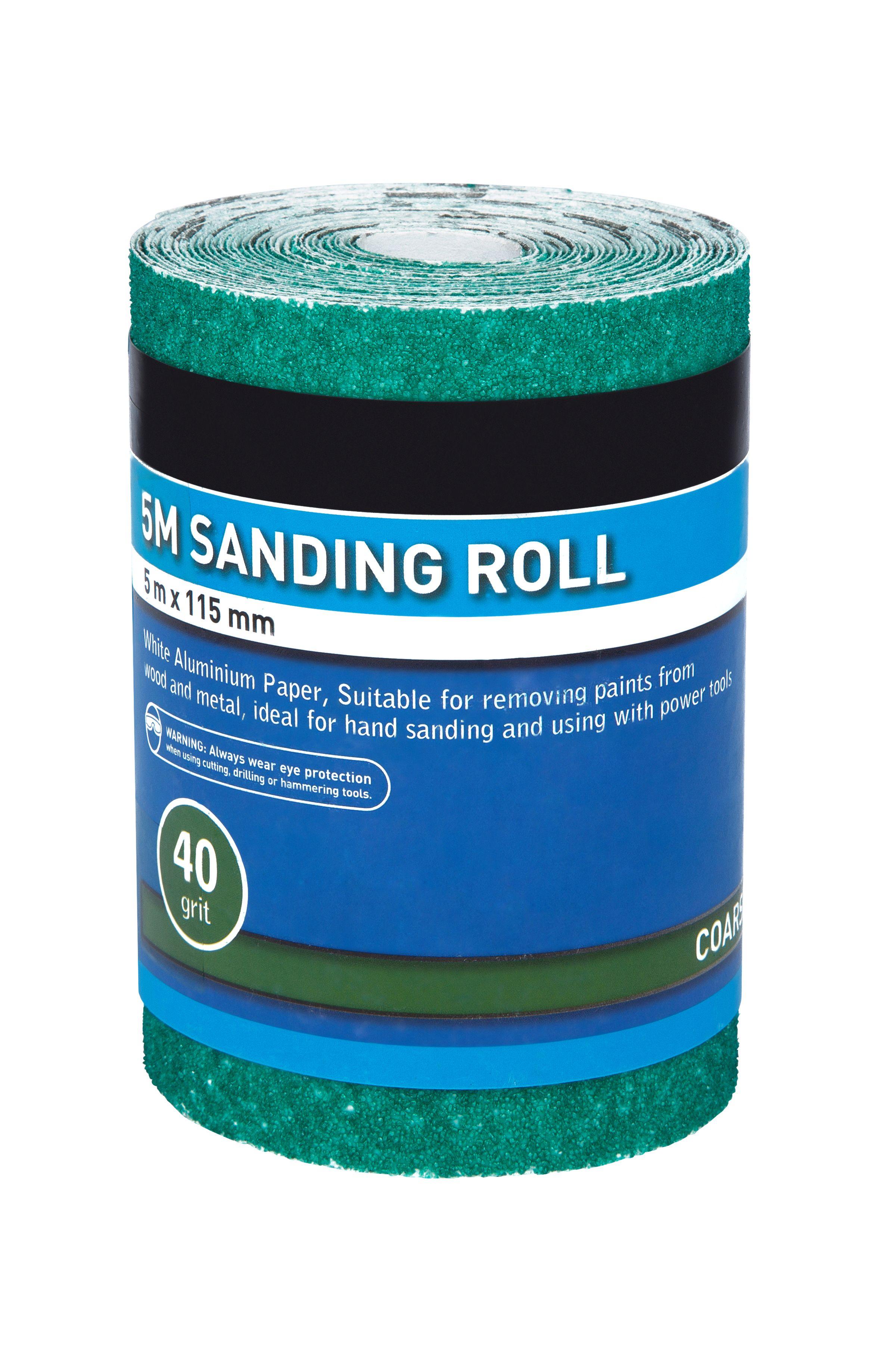 Blue Spot Tools 5mtr 115mm Sanding Roll 40 Grit