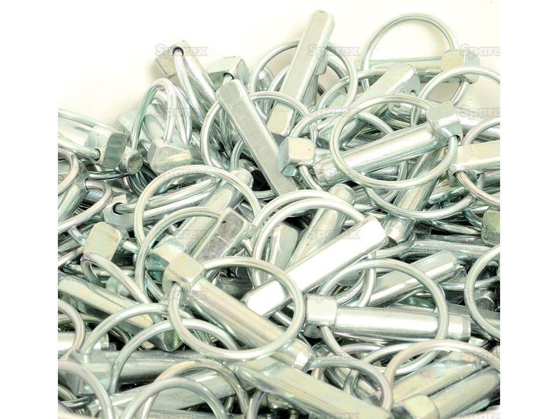 Round Linch Pin, Pin Ø11mm x 44.5mm (500 pcs. Large Bucket)
