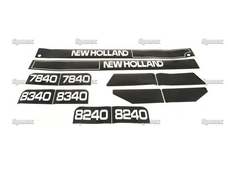 Decal Set - Ford / New Holland 7840, 8240, 8340 for Ford New Holland