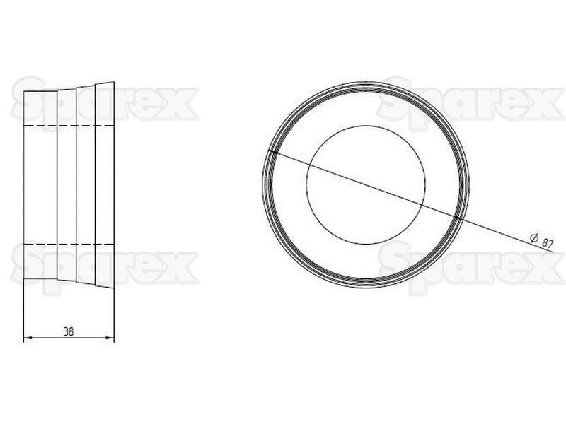 PTO Yoke Pin - Pin Ø:mm La Magdalena (138EB)