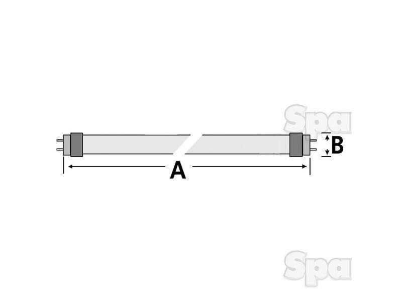 LED Tube, 600mm, 9W, 980 Lumens