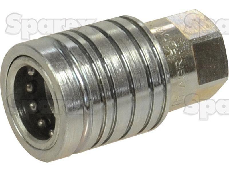 Sparex Quick Release Hydraulic Coupling Female 1/2'' Body x 3/4'' UNF Female Thread for Landini LARGE 16500