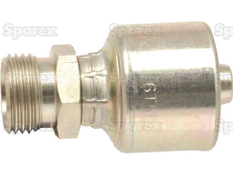 Gates Metric 24° Hose Insert 3/8'' x M18 x 1.5 () Male Straight Gates (Belts) (6G12MDL)