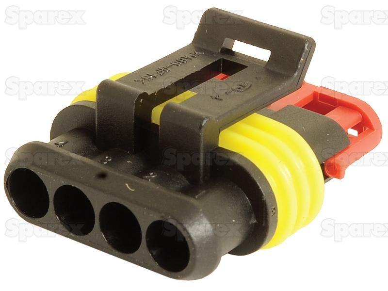 Superseal Block Connector - 4 Way - Male