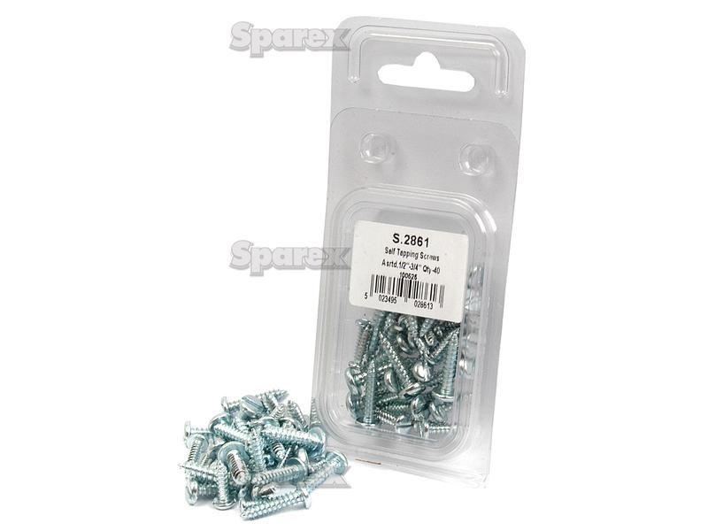 Imperial Self Tapping Pan Head Screw, Size: No.4 - No.10 x 1/2 - 3/4'' (Din 7971B)